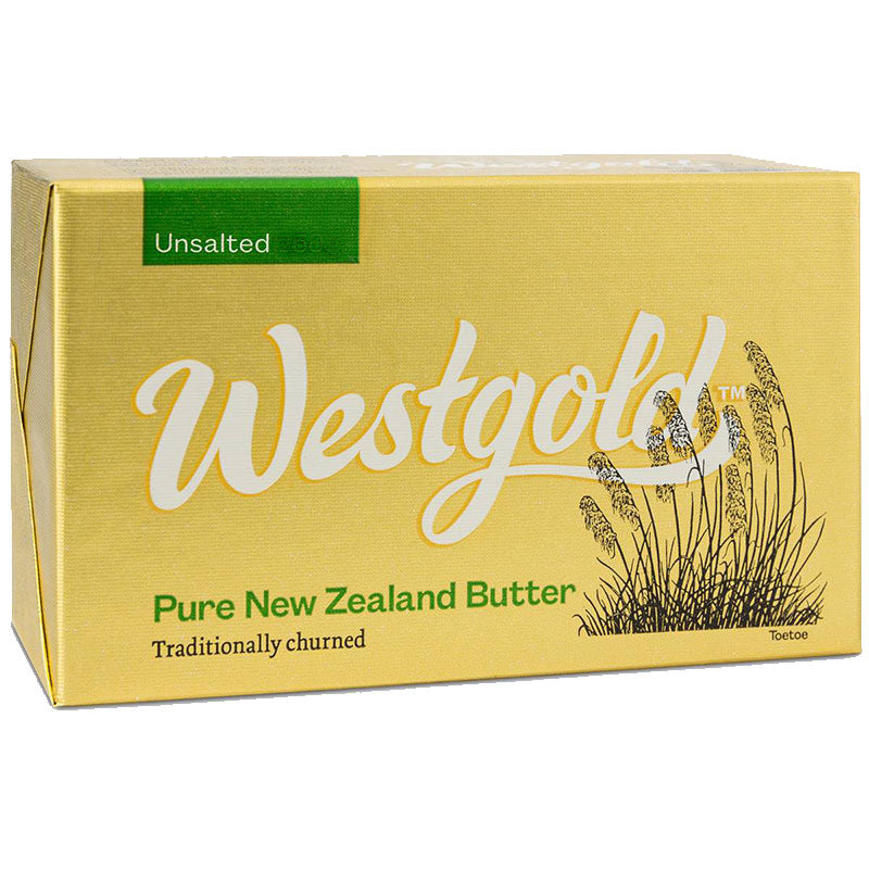 Westgold Pure New Zealand Butter - Unsalted 500g