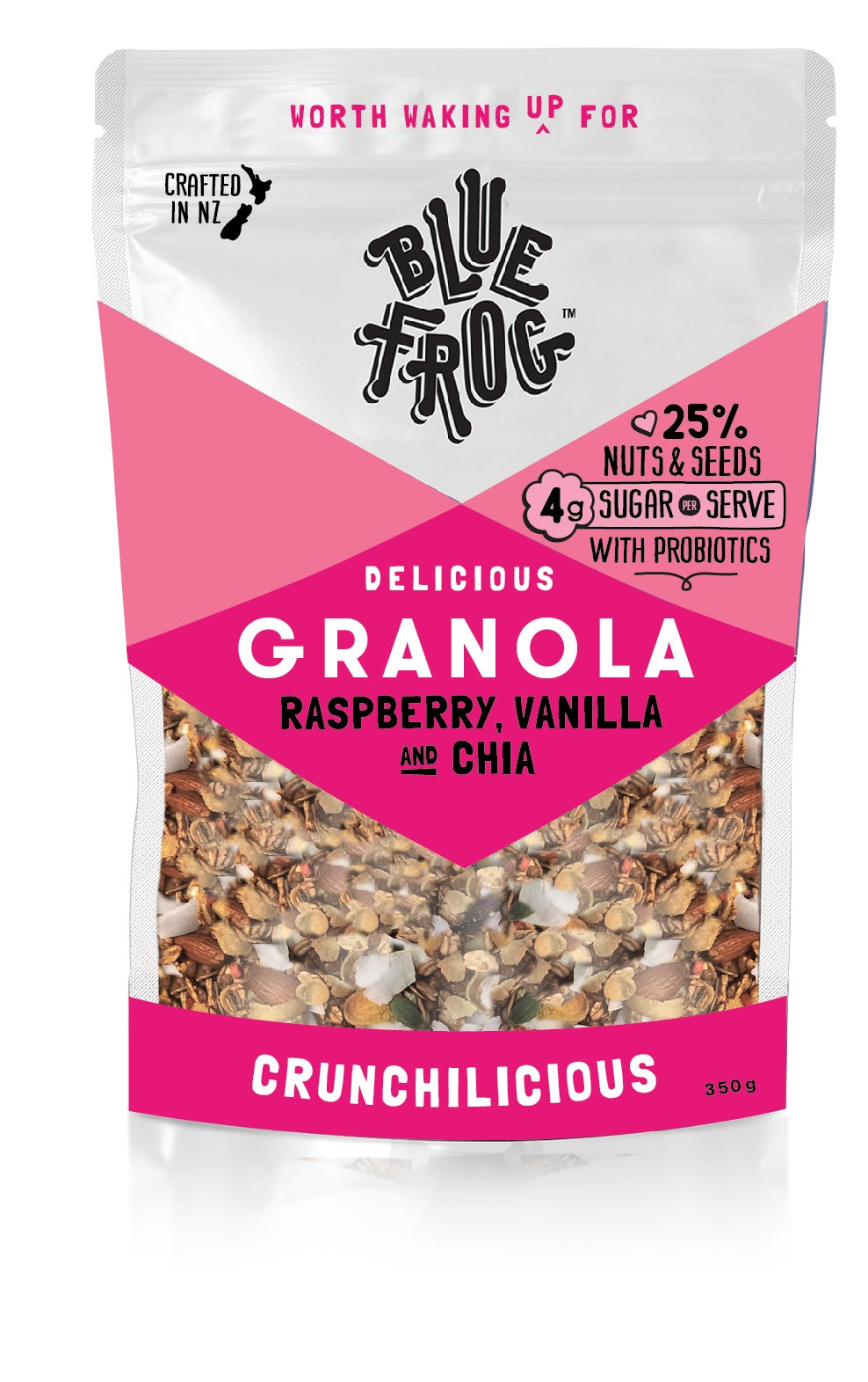 Probiotic Granola - Raspberry Vanilla and Chia 350g