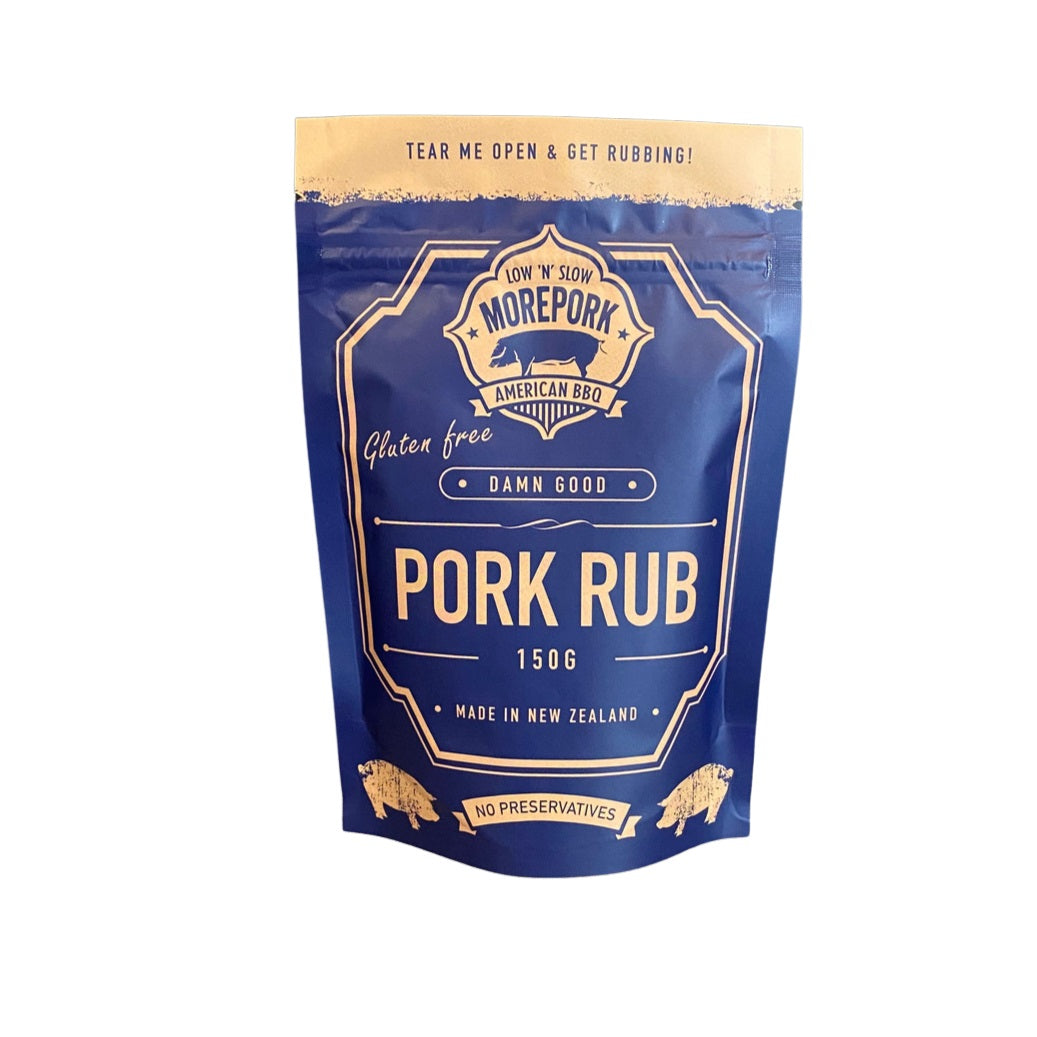 Morepork Pork Rub 150g Pouch