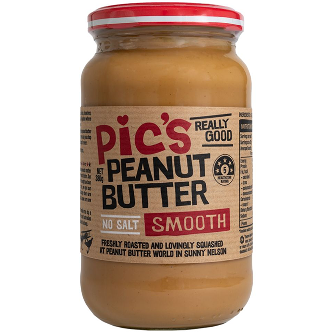 Pics Peanut Butter Smooth Unsalted 380g